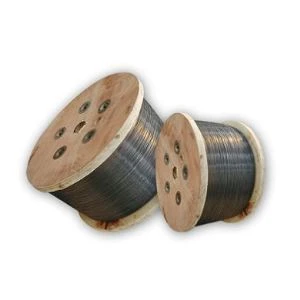 Fio de aço galvanizado para blindagem de cabos